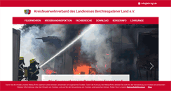 Desktop Screenshot of kfv-bgl.de